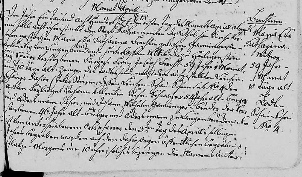 1811 - Tod Ganninger, Maria Eva Katharina ver Brecht